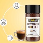 Dooks Premium Butterscotch Instant Coffee 120g | 100% Arabica Coffee | Rich Butterscotch Flavour | Hot & Cold Coffee Mix - Image 4